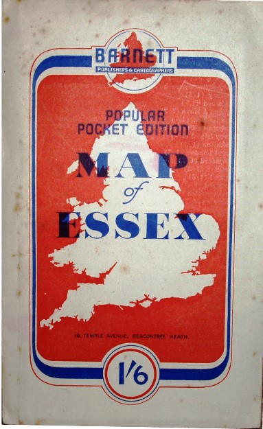 Barnetts Popular Map 1951 cover